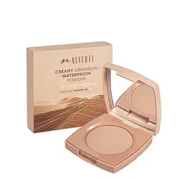 Пудра для обличчя водостійка компактна Neverti Creamy Dimension (NP202), 005 Warm Beige Тепла бежева