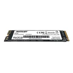 Накопичувач SSD M.2 Patriot P310 960GB NVMe 2280 PCIe 3.0x4 3D NAND TLC (P310P960GM28) - мініатюра 3