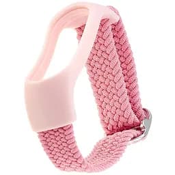 Ремешок Braided Buckle Enhanced Mi Band 3/4/5/6/7 Розовый