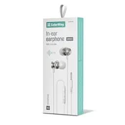 Навушники ColorWay 3.5 mm Wired Earphone UrbanBeat White (CW-WD03WT) - мініатюра 2