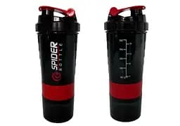 Шейкер спортивний EasyFit Spider 0,5л Чорно-червоний (EF-7200-R) - мініатюра 5