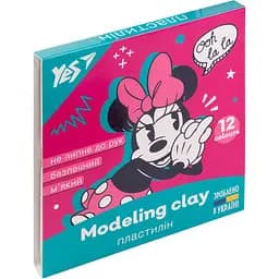 Пластилін Yes Minnie, 12 кольорів, 240 г (540595)