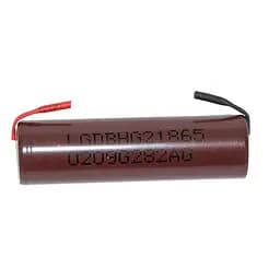 Акумуляторна батарея Li-ion 18650 YT-2000, для пайки, 2000 мА·г, коричнева - мініатюра 5