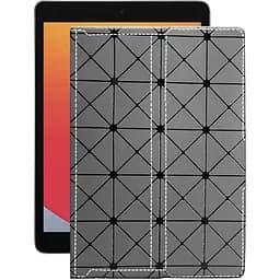 Чохол StatusCASE з екошкіри для планшету Apple iPad 7 10.2 (2019) Сірий ромб