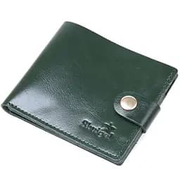 Универсальное кожаное портмоне Shvigel 16462 зеленое