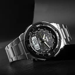 Наручний годинник чоловічий 1370SI Silver Skmei acs0030785 - мініатюра 4