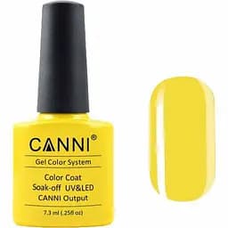 Гель-лак Canni Color Coat Soak-off UV&LED 01 жовтий 7.3 мл