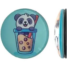 Тримач Поп Сокет New Glass (Скло) Baby Panda №7