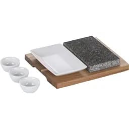 Сервировочная доска Kela Country с керамическими аксессуарами 6 шт. (16629)