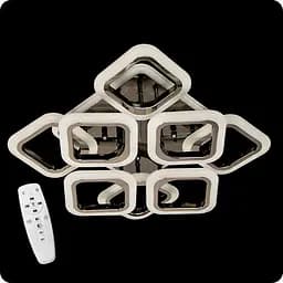 Люстра світлодіодна 517 Dlight 3color з пультом 110Вт Чорний хром (01718)