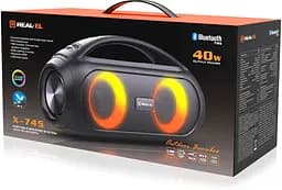 Портативна акустика REAL-EL X-745 Black [82787] - мініатюра 10