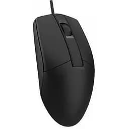 Миша A4Tech OP-330S чорний USB оптична 1000 dpi безшумний клік 3 кнопки 1.5 м OP-330S USB чорний