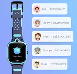 Дитячий смарт годинник-телефон Lemfo B27 з 4G SIM-картою, Wi-Fi, геолокацією GPS та кнопкою SOS Рожевий - мініатюра 6