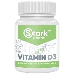 Вітаміни Stark Pharm Vitamin D3, 2000 IU 200 пігулок