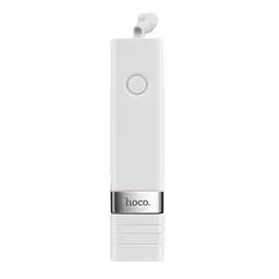 Селфі монопод Hoco K5 дротовий тримач Selphie stick білий - мініатюра 4