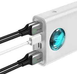 Зовнішній акумулятор (павербанк) Baseus Amblight Digital Display Quick Charge 65W 30000mAh White (PPLG-A02, PPLG000102) - мініатюра 3