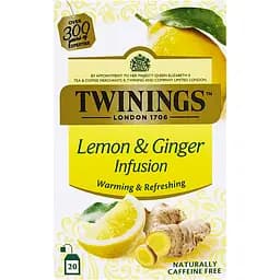 Чай Twinings фруктовий  лимон та імбір  в пакетиках 30 г (20 шт. х 1.5 г)