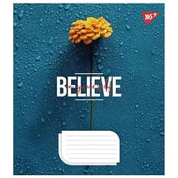 Зошит учнівський "Believe in yourself" Yes 767082 36 аркушів Різнокольоровий