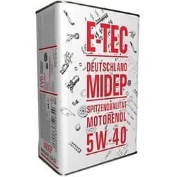 Олива моторна E-Tec Evo 5w-40 4 л