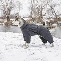Комбінезон Pet Fashion Cold для такс, розмір M, сірий - мініатюра 10