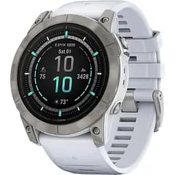 Смарт-годинник Garmin Epix Pro Gen 2 Sapphire Titanium with Whitestone Band 51 мм (010-02804-10/11)