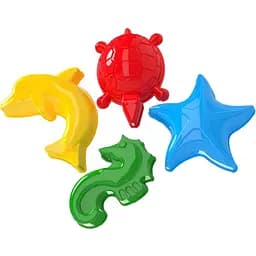 Набір для гри з піском ТехноК Формочки морські звірята 4 шт. (2421) 