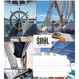 Набір зошитів Школярик Feel your soul, в лінію, 24 аркуші, 25 шт. (024-3235L)