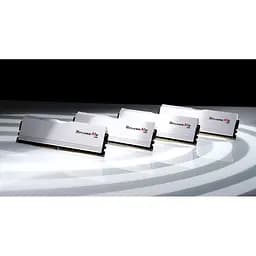 Модуль пам'яті для комп'ютера DDR5 64GB (2x32GB) 6400 MHz Ripjaws M5 RGB Matte White G.Skill (F5-6400J3239G32GX2-RM5RW) - мініатюра 4