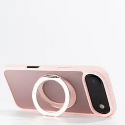 Противоударный чехол-панель для Apple iPhone 17 Air, Unit Stand2, розовый, силикон + поликарбонат, защита всего корпуса, с подставкой, поддержка магнитных держателей и беспроводной зарядки (MagSafe), ArmorStandart (ARM86342) - мініатюра 4