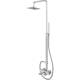 Душова система Kohlman Foxal chrome з термостатом QW274F, Хром