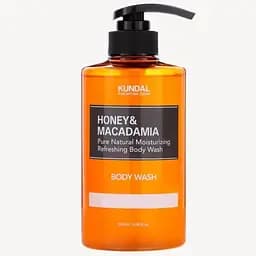 Гель для душа Honey & Macadamia Body Wash Warm Cotton Kundal 500 мл