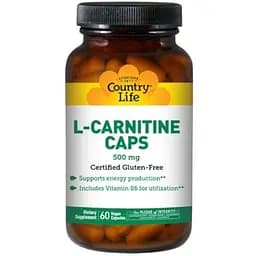 Жиросжигатель Country Life L-Carnitine 60 капсул