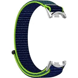 Ремінець DK для Xiaomi Mi Smart Band 8 Nylon Sport Loop (018018) (blue / green)