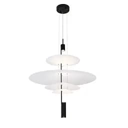 Підвісний світильник Levistella 792D1183 BK — LED, акрилові диски, 12 W - мініатюра 3