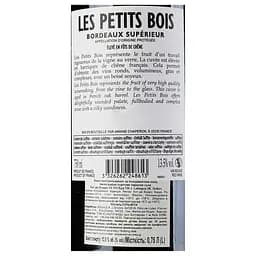 Вино Jules Lebegue Les Petits Bois Cotes de Bordeaux, червоне, сухе, 13,5%, 0,75 л (788419) - мініатюра 5