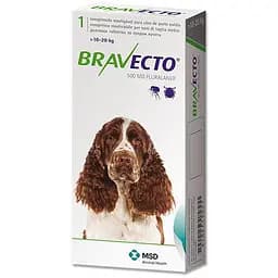 Bravecto средство/ жевательная таблетка от блох и клещей для собак старше 6 месяцев 10 - 20 кг