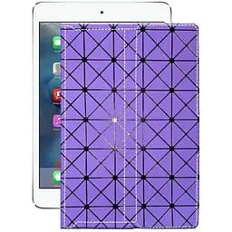 Чохол StatusCASE з екошкіри для планшету Apple iPad mini 2 Фіолетовий ромб