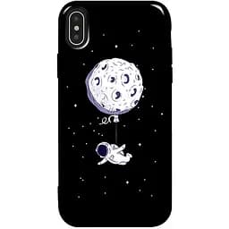 Чохол-накладка Toto Pure TPU 2 mm Print Case Apple iPhone X/XS #47 Space Moon Black