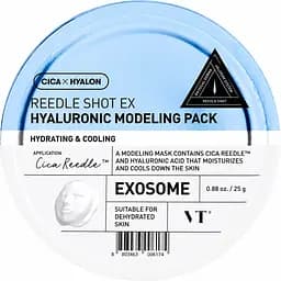 Моделювальна маска для обличчя VT Cosmetics Reedle Shot EX Hyaluronic Modeling Pack з гіалуроновою кислотою 25 г