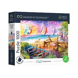 Пазл Trefl Бесконечная коллекция: Вид на парусники 1000 эл. (10697)