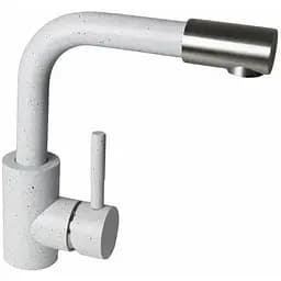 Смеситель для кухни Platinum 8530 Топаз Белый