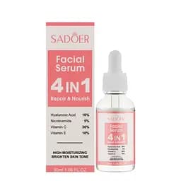 Сыворотка восстановительная для лица Sadoer 4 in 1 Facial Serum 30 мл