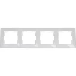 Рамка Brille на 4 поста белая RB-4F/A wh