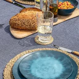 Сервіз столовий Gimex Tableware Stone 12 Pieces 4 Person Dark Blue (6917100) - мініатюра 2