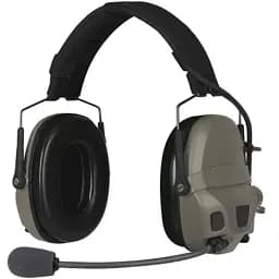 Навушники Ops-Core AMP Communication Headset-Connectorized активні верхній тримач Ranger Green