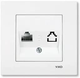 Розетка комп'ютерна VIKO Karre Біла (90960032)