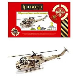 Деревянный конструктор Золотая Серия вертолет "Ирокез" BB2iroke