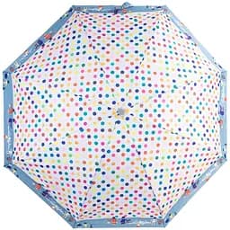 Жіноча складана парасолька механічна Art Rain 93 см різнобарвна