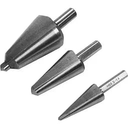 Сверла конические по металлу и ПВХ Yato HSS 4241 для отверстий Ø=3-14 мм 8-20 мм 16-3 мм 3 шт. (YT-44730)