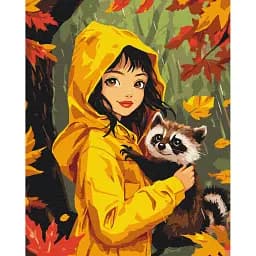 Картина по номерам Brushme Осенний друг 40x50 см